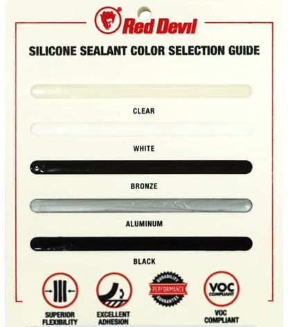 Red Devil 08162I12 RD PRO Industrial Grade RTV 100% Silicone Sealant, 10.1 oz, Almond, 12 Pack - color: Almond, size: 12 Pack
