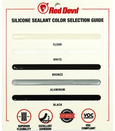 Red Devil 08162I RD PRO Industrial Grade RTV 100% Silicone Sealant, 10.1 oz, Almond, 1 Pack - color: Almond, size: 1 - Pack