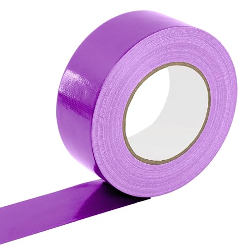 Reniteco Purple Duct Tape- 2 inches x 45 Yards, Waterproof & All-Weather, No Residue, UV Resistant, Heavy Duty for Car, Home & Outdoor Repairs, 1 Roll - color: Purple, size: 2in*45yard