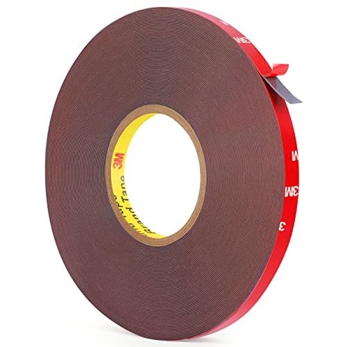 HitLights Double Sided Tape Heavy Duty 100FT, Waterproof Strong Mounting Adhesive Tape for Walls, Car, Home Decor, Office Decor (100FT x 0.39IN) - size: 100FT (1 Pack)
