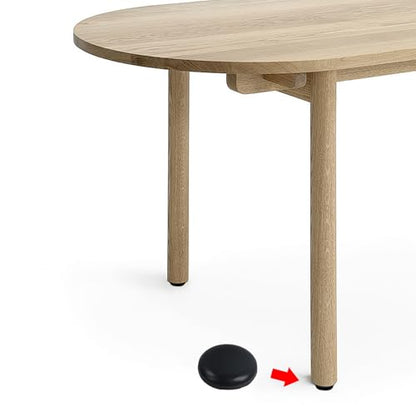 MY MIRONEY Round Chair Sliders Black Self-Adhesive Furniture Slider Gliders Floor Protector Pads with a Clear Plastic Box, 1 Inch, 40PCS - style: 1"; Black; 40PCS