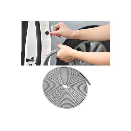 Osilly Car Door Edge Guards, 16Ft Rubber Seal Car Door Edge Trim, U Shape Door Edge Protector Guard, Aluminum Weather Proofing Automotive Door Edge Molding Protection for Most Car (Gray) - color: Gray, size: 16Ft