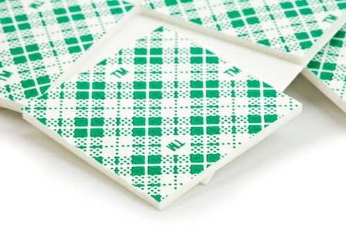 Scotch® - Precut Foam Mounting 1" Squares, Double-Sided, Removable, 16 Squares/Pack - Precut, double-sided mounting tabs- 6 pack