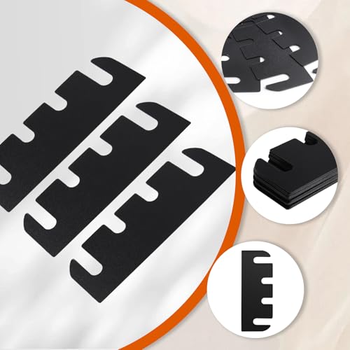 15 Pack Door Hinge Shims for Door Hinge Repair Kit, 0.050 Inch Thickness, 3.5 Inch Hinge Shims