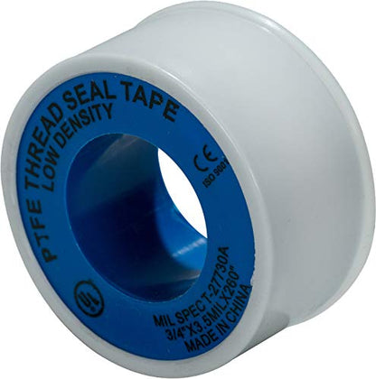 Weld-On 87750 Thread Seal Tape with PTFE, 3/4 inch by 260 inches, White - size: 3/4" x 260"