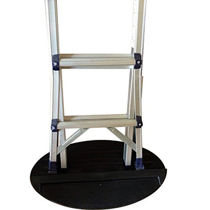 Extension Ladder Stop Mat,Safe Non-Slip Anti-Skid Anti-Slip Stopper Mat, Soft Rubber 27"x15.7",Stepladder Telescoping Accessories Part,Floor Protect Protection Safety