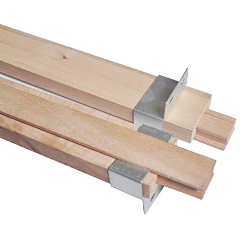 Wooden Drawer Slides 13-3/4 Inches Classic Wood Center Guide Track with Slide Glides (35cm (1pair)) - size: 35cm (1pair)