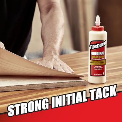 Titebond Original Wood Glue ProJug 2.15 Gal. – Professional-Grade Adhesive for Woodworking, Hardboard, Particleboard, Leather & Cloth, Great Sandability, Easy Water Cleanup – 50609 - size: 2.15 Gal.