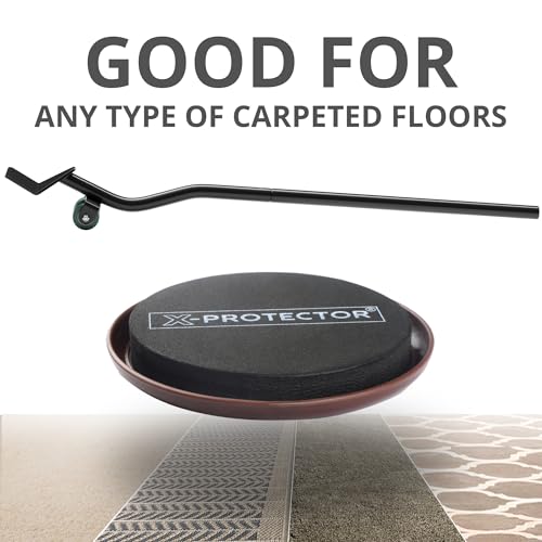 X-Protector Furniture Sliders for Carpet & Furniture Lifter Tool Set - 4 PCS 3 1/2" Sliders for Furniture with Foldable Furniture Jack. Move Your Furniture Easily with Furniture Movers for Carpets! - size: Lifter + 4 PCS 3.5"