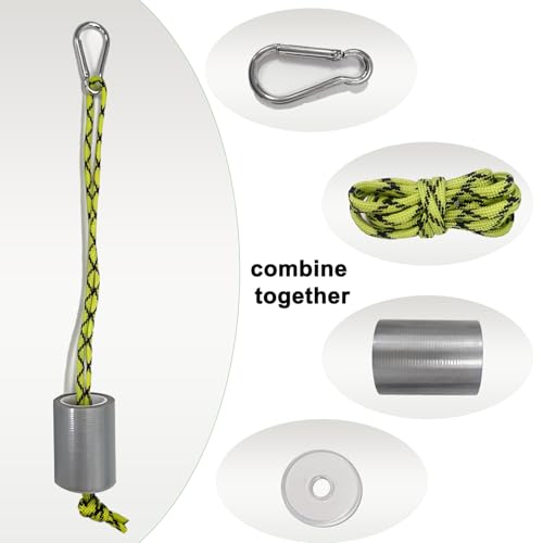 6 Pcs Mini Duct Tape, Portable Travel Duct Tape with Rope and Carabiner, Pocket Size Duc Tape for Outdoor Camping Travel Cycling Emergency Repair, 2" Wide x 10 Feet per Roll