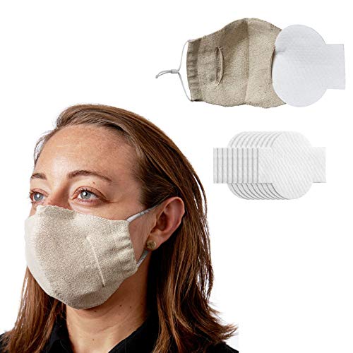 Wembley Adjustable and Washable Face Mask for Adults and Kids - color: Beige, size: 1 Count (Pack of 1)