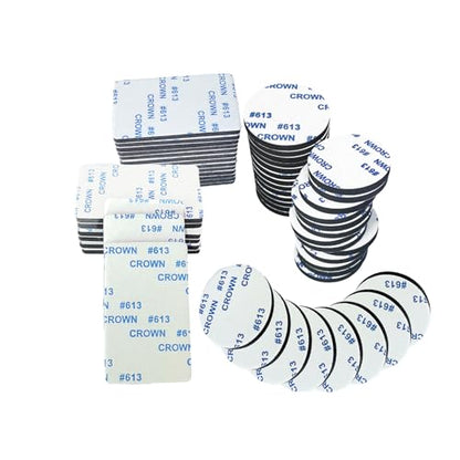 Double Sided Tape, Strong Mounting Tape,Black Self-Adhesive Strong Foam-Pads Include Round(40Pcs) and Rectangular(25Pcs) for Walls Picture, Cars,Office,School and Home.
