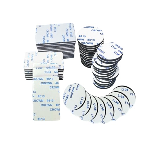 Double Sided Tape, Strong Mounting Tape,Black Self-Adhesive Strong Foam-Pads Include Round(40Pcs) and Rectangular(25Pcs) for Walls Picture, Cars,Office,School and Home.