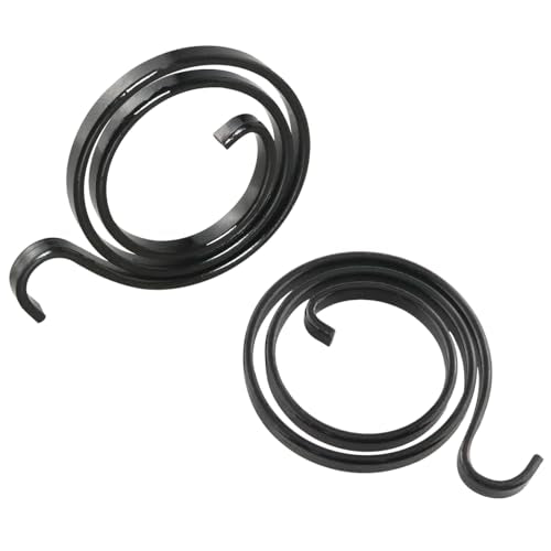 8PCS Door Handle Spring Repair Kit 27.5mm Diameter Coil 1mm Round Circlip Universal DIY Door Lock Accessories 4 Springs And 4 Circlips Each For Repairing Security Doors Wooden Doors