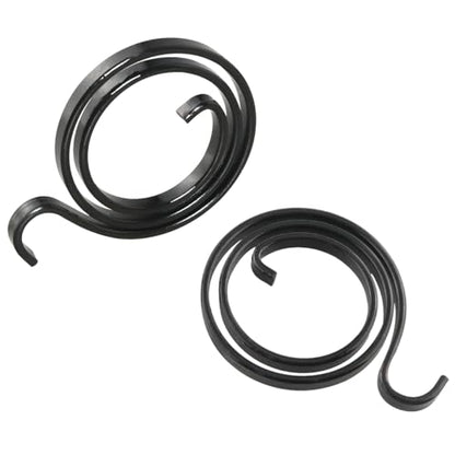 8PCS Door Handle Spring Repair Kit 27.5mm Diameter Coil 1mm Round Circlip Universal DIY Door Lock Accessories 4 Springs And 4 Circlips Each For Repairing Security Doors Wooden Doors