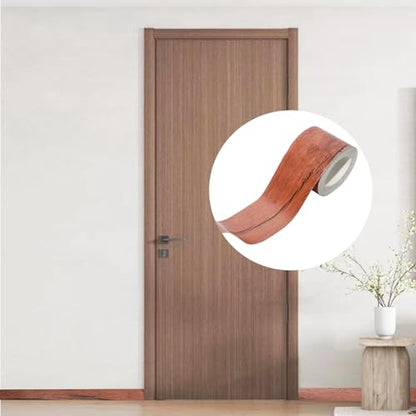 Lilaly 2 inches x 32 feet Wood Grain Repair Tape,Wood Grain Tape,Widely Used for Tables, Doors, Floor and DIY(Yew) - color: Yew