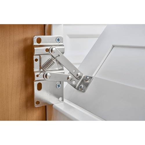 Rev-A-Shelf Tip-Out Sink Front Tray and Organizer with Hinges for 21 1/4" W Sink Base Cabinet Opening, Stainless Steel, 6541-19-52 - size: 19" x 1.7" x 19"