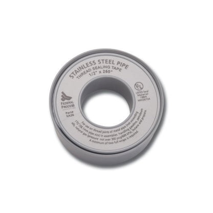 Gasoila Nickel PTFE Thread Seal Tape – Professional-Grade, 1 Inch x 520 Inch, High-Density Thread Tape for Stainless Steel Pipes– Leak-Proof Seal, Non-Toxic - size: 1 Inch x 520 Inch Roll- 1 Pack