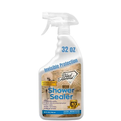 Natural Stone and Grout Penetrating Shower Sealer. Marble, Granite Travertine, Limestone. Protects Making Them Easy to Clean. Works Also on Grout in Tile, Ceramic, and Porcelain. 1-Quart - style: 32 Fl Oz (Pack of 1)