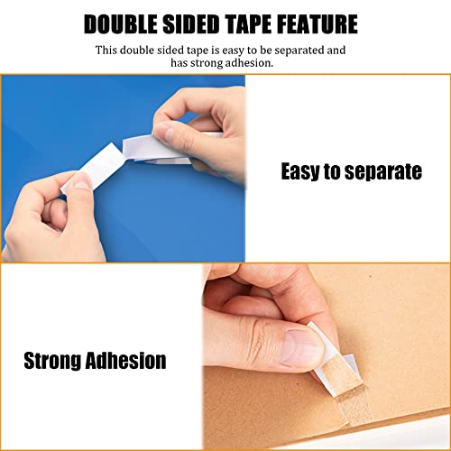 Double Sided Tape for Clothes, Fabric Tape, Double-Sided Hem Tape for Hemming, Clothing, Scrapbook Supplies, Gifts Box, Scrapbooking, Tear-by-Hand, 6 Roll Heavy Duty Multi-Size Adhesive Tape - size: 15 mm, 20 mm, 25 mm