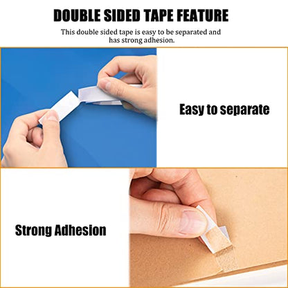 Double Sided Tape for Clothes, Fabric Tape, Double-Sided Hem Tape for Hemming, Clothing, Scrapbook Supplies, Gifts Box, Scrapbooking, Tear-by-Hand, 6 Roll Heavy Duty Multi-Size Adhesive Tape - size: 15 mm, 20 mm, 25 mm