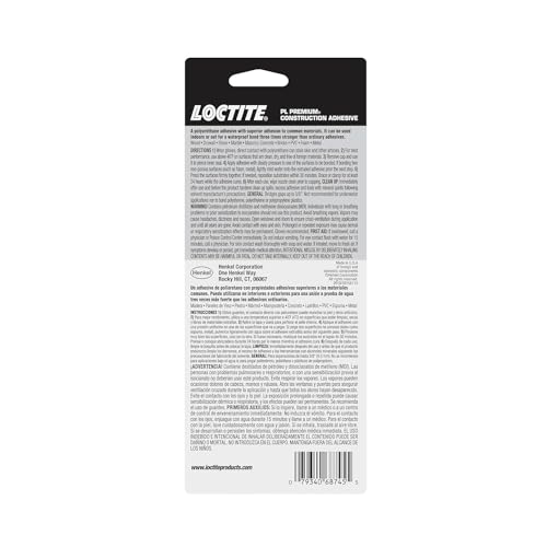 Loctite 1451588 Tan PL Premium Polyurethane Tube, 4 oz, Single- Pack of 2 - size: 4 Oz- Pack of 2