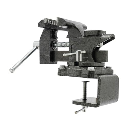 Bench Vise, 4.5"/6" Heavy Duty Cast Iron Workbench Vise with Anvil, 2-in-1 270-Degree Swivel Multipurpose Vise, Table Clamp for Woodworking Drilling, Pipe Cutting, Welding and DIY (4.5in) - size: 4.5in