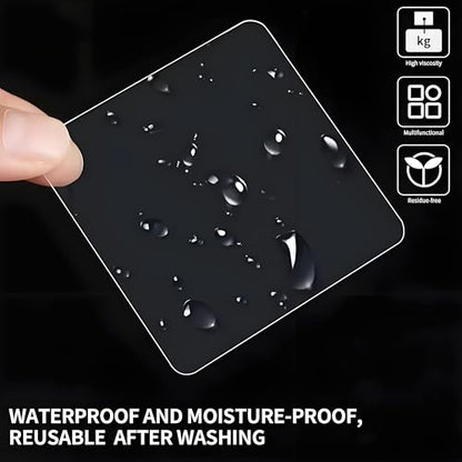 12 Pcs Sticky Tack Square 2.25x2.25 inch, Clear Mounting Tape for Walls, Removable Double Sided Adhesive Pads Wall Tape for Home Office Decor, Party Supplies and Picture Hanging - size: 12pcs-S2.25" X 2.25"
