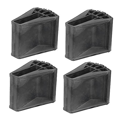 4pcs Non-Slip Ladder Foot Covers Folding Mats Slip Stair Treads for Indoor Outdoor