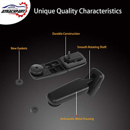 Rear Window Hinge Set Liftgate Glass Hinge Right & Left | for 2001-2007 Ford Escape 2005-2007 Mercury Mariner | #YL8Z78420A68BA, YL8Z78420A69BA, YL8Z-78420A68-BA, YL8Z-78420A69-BA - size: YL8Z78420A68BA