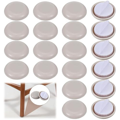 24pcs Self-Stick Furniture Sliders Kitchen Appliances Moving Pad Appliance Sliders Chair Slider for Carpet Kitchen Finds Gadgets for Air Fryer Mixer Coffee Maker Easy Mover Space Saving