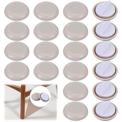 24pcs Self-Stick Furniture Sliders Kitchen Appliances Moving Pad Appliance Sliders Chair Slider for Carpet Kitchen Finds Gadgets for Air Fryer Mixer Coffee Maker Easy Mover Space Saving
