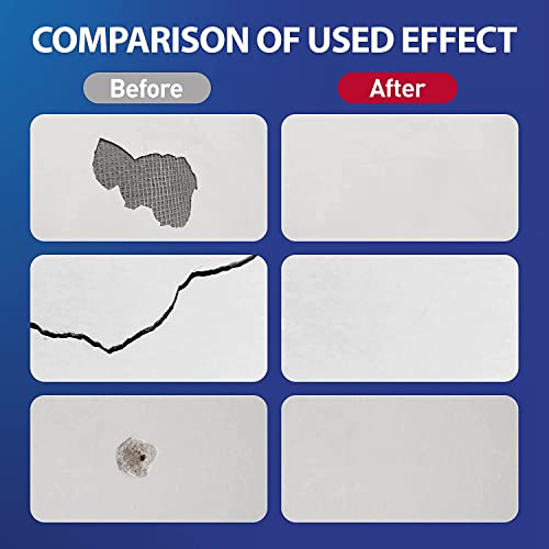 BONCART Drywall Repair Kit, Spackle Wall Repair Kit, 3 Pack Wall Mending Agent Putty, Wall Repair Paste Plaster for Wall Crack/Nail Hole, Wall Hole Filler with Scraper/Sandpaper - style: 3Pack