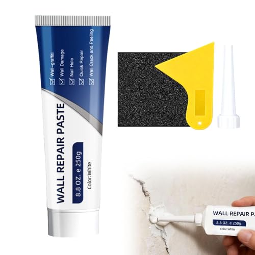 Efficient Drywall Repair Kit with Scraper, 2026 New Quick Drying Wall Mending Agent for Holes & Cracks, White Spackle Wall Repair Paste Drywall Patch Repair Kit for DIY Home Fix (1 Pcs) - color: 1 Pcs