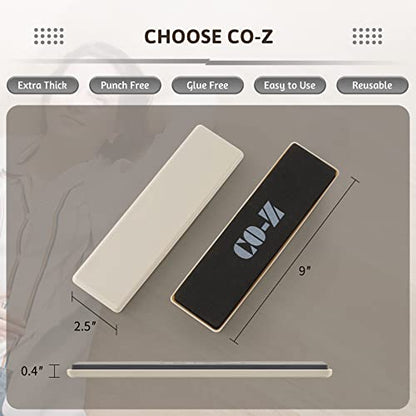 CO-Z Large Furniture Sliders - 4 Pack, 2 1/2" x 9" Rectangle Reusable Furniture Sliders for Carpet, Heavy-Duty Furniture Gliders Movers for Hardwood Floors, Plastic Moving Pads for Heavy Furniture - size: 9" Rectangle-4 Pack, Plastic