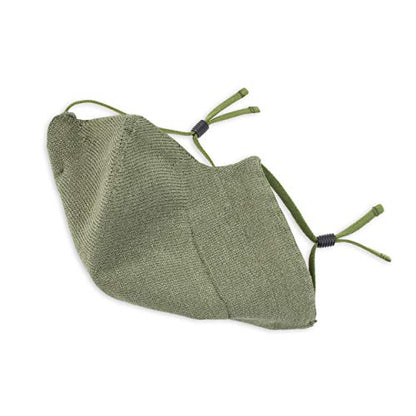 Wembley Adjustable and Washable Face Mask for Adults and Kids - color: Olive, size: 1 Count (Pack of 1)