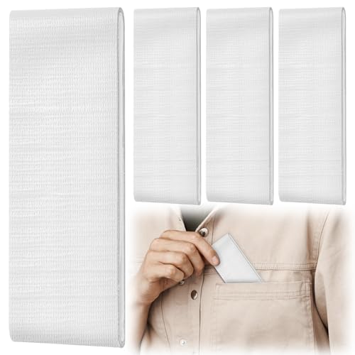 4 Pack 1.77 in x 10 ft Travel Duct Tape Mini Pocket Size Flat Roll Flexible Heavy Duty Waterproof Tear by Hand for Repair Outdoor Emergency Gear EDC DIY Craft Camping Hiking (White) - size: White