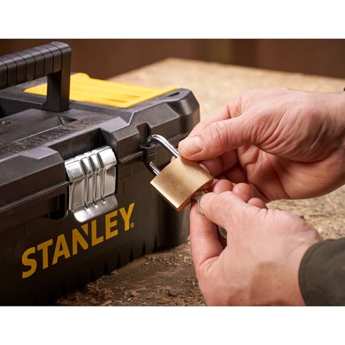 Stanley STST1-75515 Toolbox "Essential" with metal latches, Black/Yellow