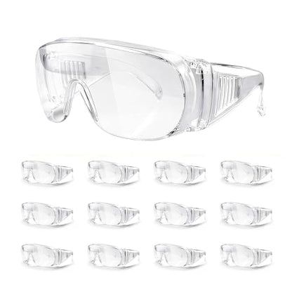 NORTHSKY Safety Glasses Over Eyeglasses, ANSI 87 Safety Goggles Over Glasses, Frameless, Clear Lens