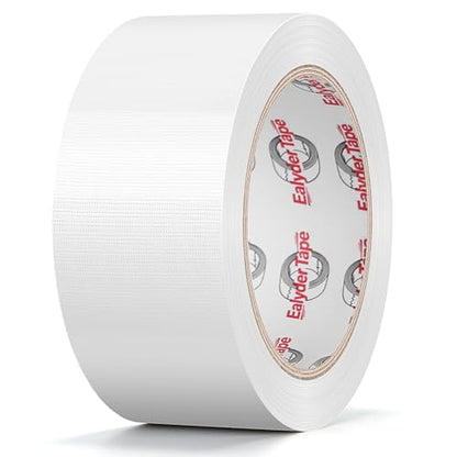 Professional Heavy-Duty Duct Tape 2 Inches x 30 Yards, Waterproof Cloth Gaffer Tape for Indoor/Outdoor Use, Repairs, Bundling, Sealing & DIY, 1 Roll - White - size: White, 1 Roll - 2In x 30Yd