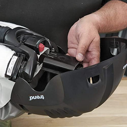 TREND Airshield Pro Full Air Circulating Face Shield w/Ear Defenders - Complete Face and Hearing Protection Pack, AIR/PRO/D2 - style: Mask & Ear Defenders