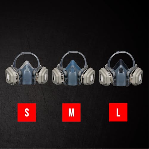3M Professional Half Mask Organic Vapor, P95 Respirator with Cool Flow Valve, Reusable Respirator, Large