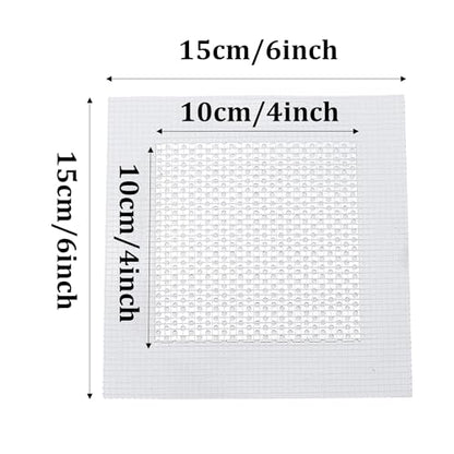 6PCS 4” Drywall Repair Kit, Aluminum Wall Patch with Galvanized Plate, Self Adhesive Fiberglass Dry Wall Hole Patches for Drywall Ceiling Sheetrock - size: 4”