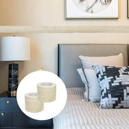 Lilaly 2 inches x 32 feet Wood Grain Repair Tape,Wood Grain Tape,Widely Used for Tables, Doors, Floor and DIY(White Maple) - color: White Maple
