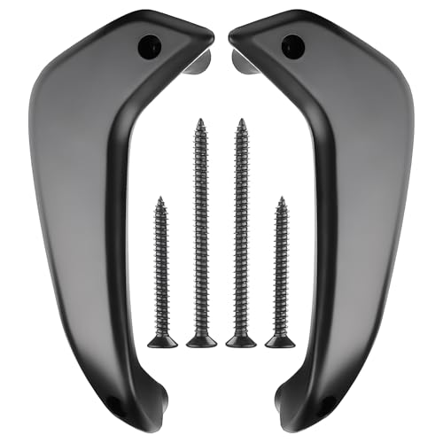 Interior Door Handle Repair Kit (Pair), Driver Left and Passenger Right Side Fit for Ford Fiesta 2011-2019 Manual Window Replaces D2BB-A23943-CA35B8 G2BZ-5823943-JA - color: Black, size: Left and Passenger Right Side