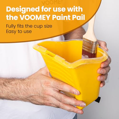 VOOMEY 24PCS Paint Pail Liners, Plastic Disposable Bucket Liner Set for Paint Cups,Holds Up to A Quart of Paint or Stain(Only Applicable to VOOMEY 4 inch Handheld Paint Cup) - color: 24 Pcs Paint Pail Liners