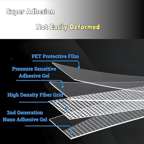 Double Sided Tape, Heavy Duty Nano Adhesive, 1.2inchW Total 33FT, Removable Mounting Wall Safe Tape for Home Office Holiday Party Decorations DIY Accesseries, for Rugs Pictures Photoes Frames - size: 16.5 Ft x 2Pack