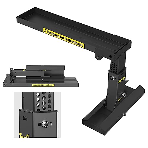 Foldable | Heavy-Duty Ladder Extender Pro, High Strength Steel Material Design Ladder Extension Pro for Stairs w/Non-Slip Mat, 11.4-18" Adjustable Height, Applicable Ladder Feet Spacing 25" - size: Pro 11.4-18"