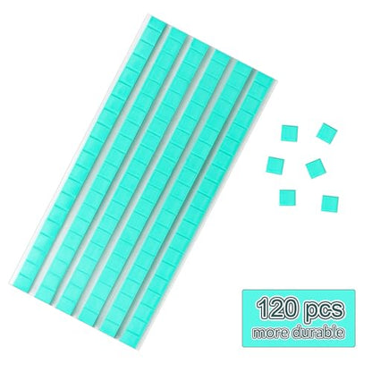 Feosky Adhesive Poster Sticky Tack Putty, Reusable and Removable Adhesive Putty, 120PCS, Mounting Putty for displaying Wall Paintings, Museum Art Photography, Picture, Crafts (Green, Pack of 1) - color: Green, size: 1Pack