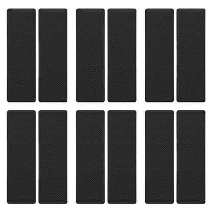 Anti Slip Furniture Pads, 12 Pcs Rectangle Non Skid Furniture Grippers Keep Furniture from Sliding Furniture Stoppers to Prevent Sliding for Hardwood Floors, Recliners, Sofa, Chairs (5.7×1.8 Inches)